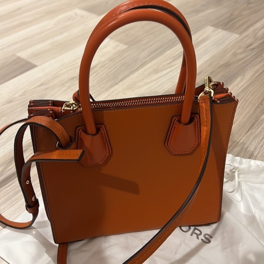 Michael kors orange satchel handbag‎ - Picture 6 of 9